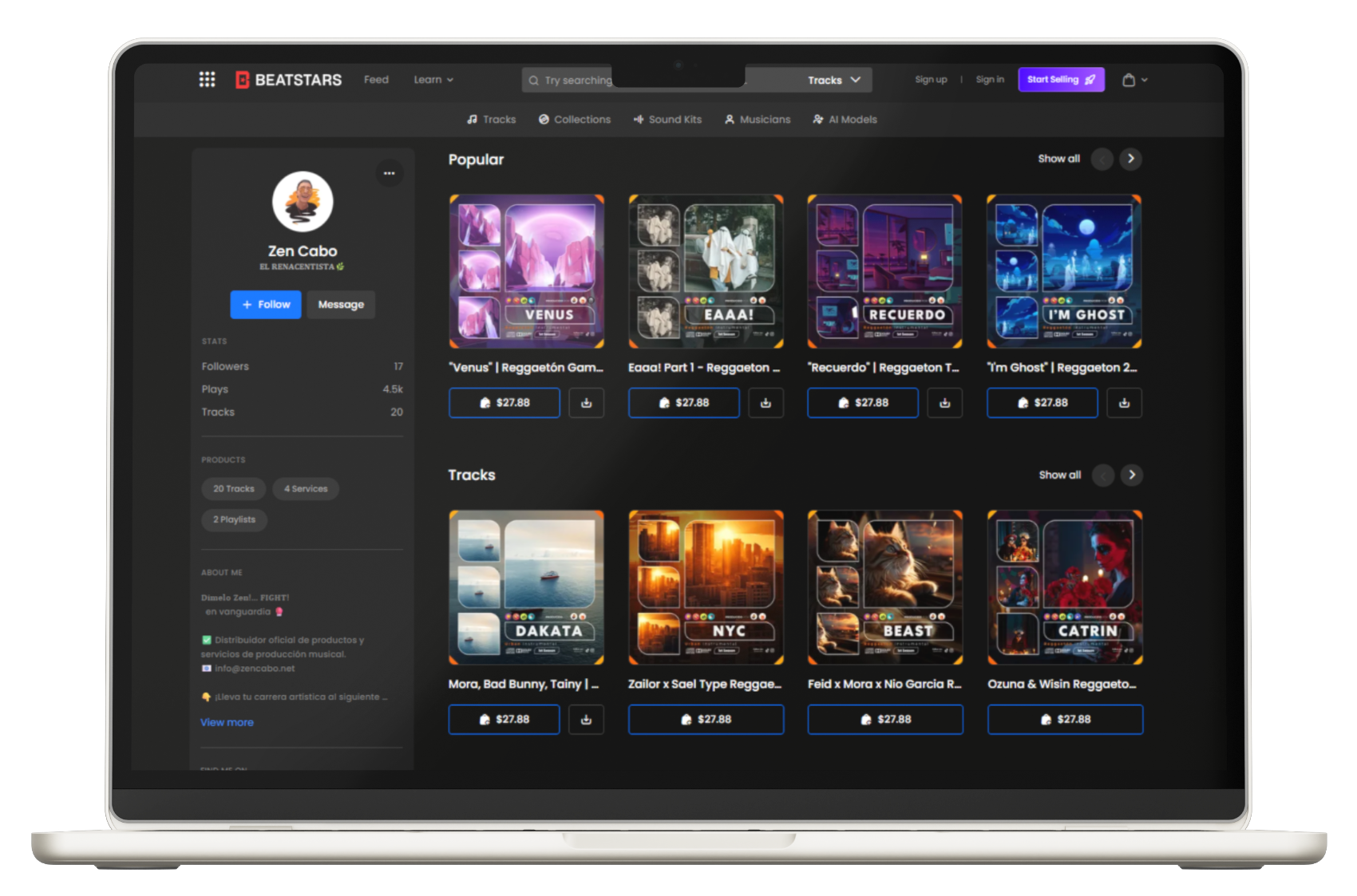 beatstars 1 Macbook Mockup Front View UV (1)